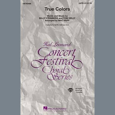 True Colors (arr. Mac Huff) - Synthesizer