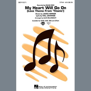 My Heart Will Go On (Love Theme From 'Titanic') (arr. Alan Billingsley)