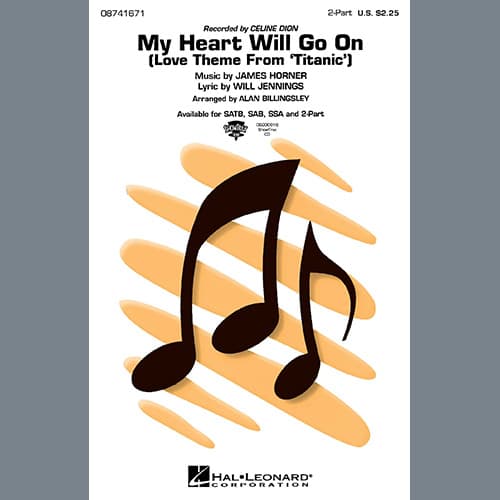 My Heart Will Go On (Love Theme From 'Titanic') (arr. Alan Billingsley)