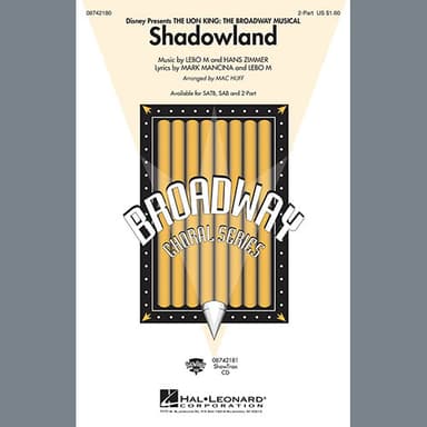Shadowland (from The Lion King: Broadway Musical) (arr. Mac Huff)
