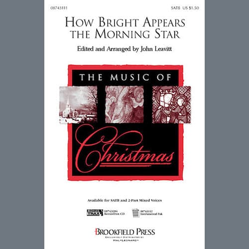 How Bright Appears the Morning Star (arr. John Leavitt) - Violin 1