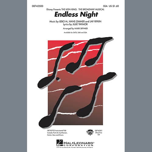 Endless Night (from The Lion King: Broadway Musical) (arr. Mark Brymer)