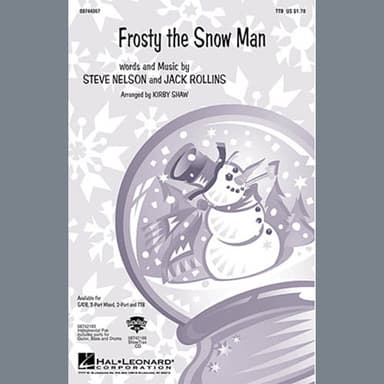 Frosty the Snow Man (arr. Kirby Shaw)
