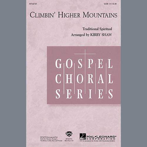 Climbin' Higher Mountains (arr. Kirby Shaw) - Bb Clarinet