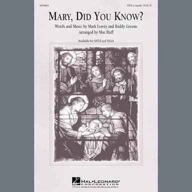 Mary, Did You Know? (arr. Mac Huff)