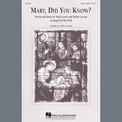 Mary, Did You Know? (arr. Mac Huff)
