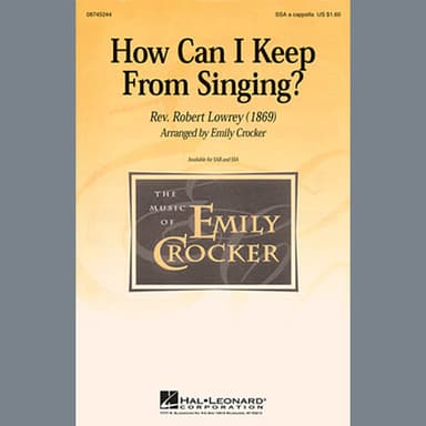 How Can I Keep From Singing