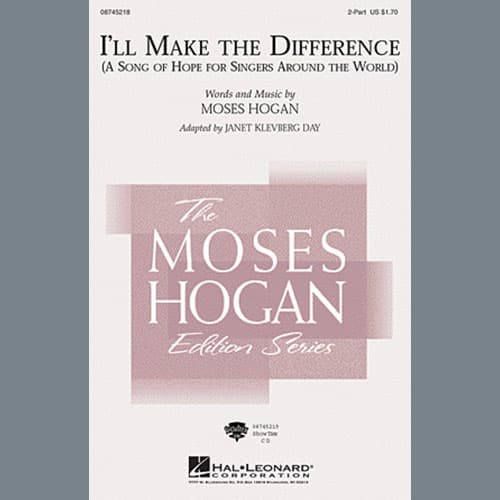 I'll Make The Difference (A Song Of Hope For Singers Around The World)