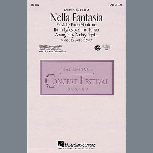 Nella Fantasia (In My Fantasy) (arr. Audrey Snyder) - Harp