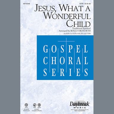 Jesus, What A Wonderful Child - Drums & Percussion