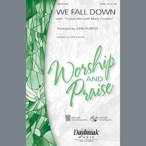 We Fall Down (with Crown Him With Many Crowns) - Full Score