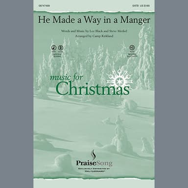 He Made A Way In A Manger - Bb Clarinet 1,2