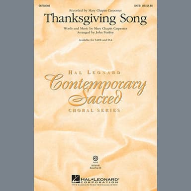 Thanksgiving Song (arr. John Purifoy)
