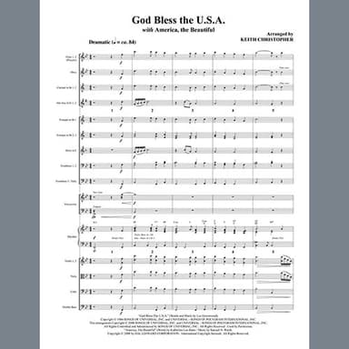 God Bless the USA (with America the Beautiful)