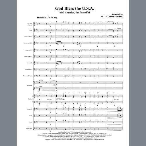 God Bless the USA (with America the Beautiful)