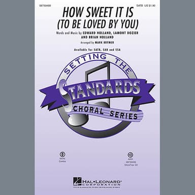 How Sweet It Is (To Be Loved By You) - Bb Tenor Saxophone