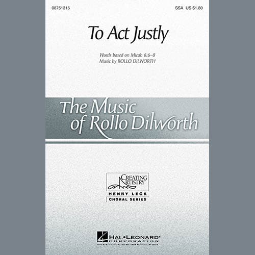 To Act Justly