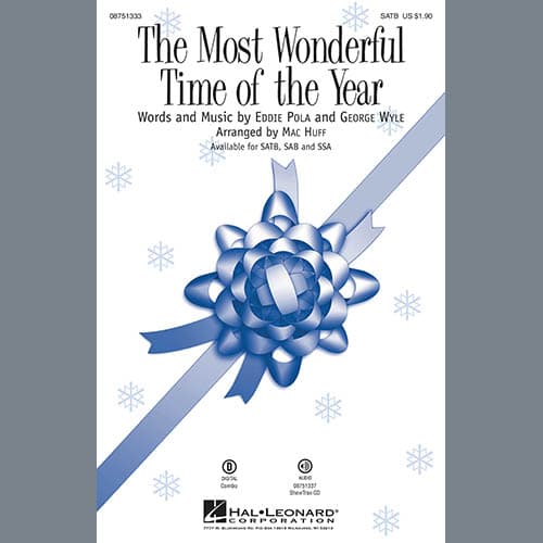 The Most Wonderful Time Of The Year - Bass