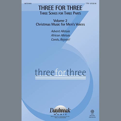 Three For Three - Three Songs For Three Parts - Volume 2