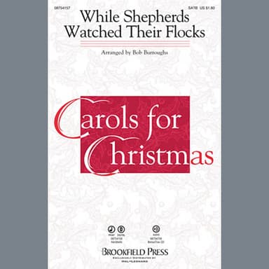 While Shepherds Watched Their Flocks (arr. Bob Burroughs) - Handbells