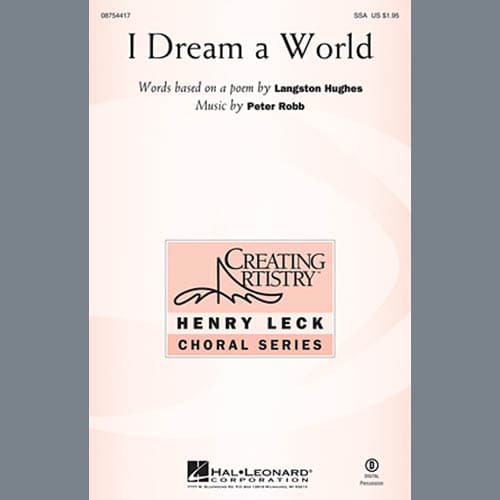 I Dream A World - Percussion 1