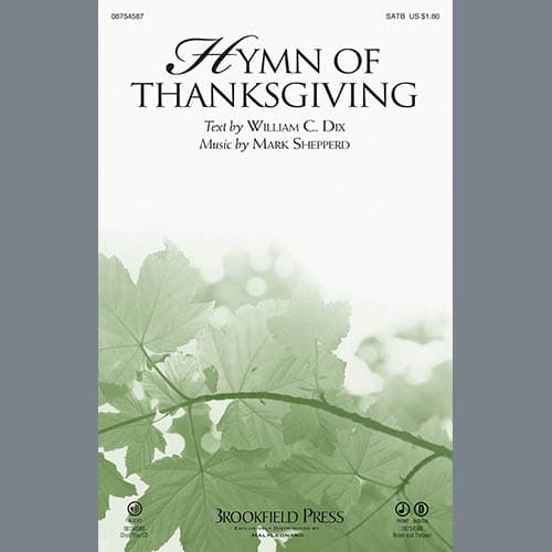 Hymn Of Thanksgiving - Trombone