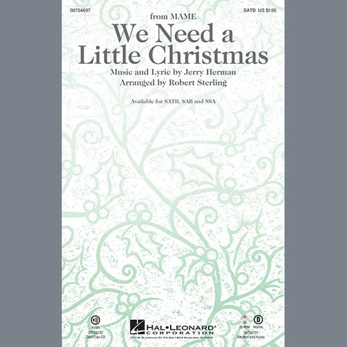 We Need A Little Christmas (With "We Wish You A Merry Christmas") - Tenor Sax