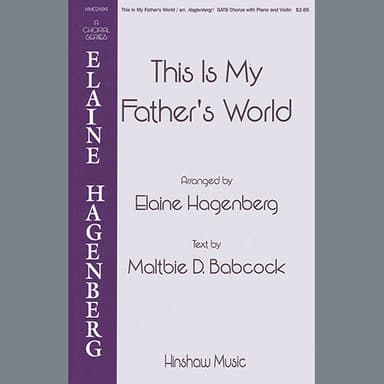 This Is My Father's World