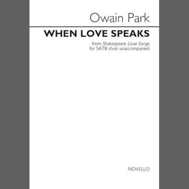 When Love Speaks