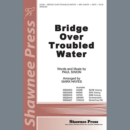 Bridge Over Troubled Water (arr. Mark Hayes) - Violin 2