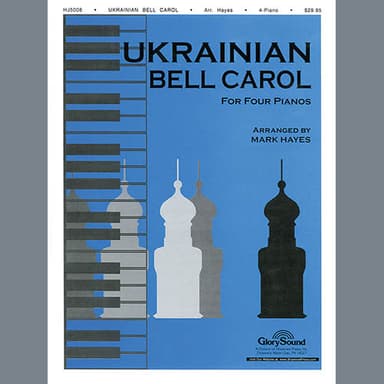 Ukrainian Bell Carol (Piano Quartet - Four Pianos) - Piano II