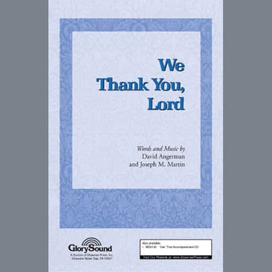 We Thank You, Lord