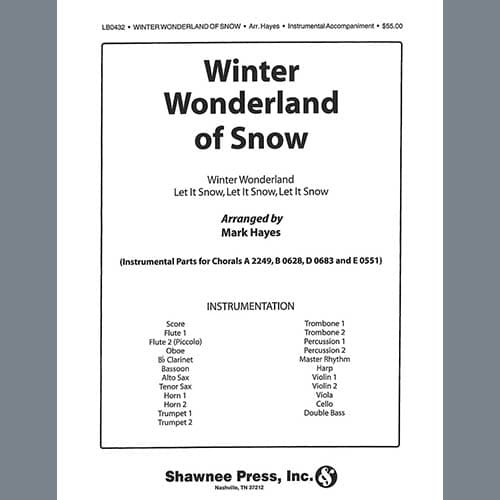 Winter Wonderland of Snow - Alto Saxophone