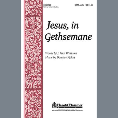 Jesus, in Gethsemane