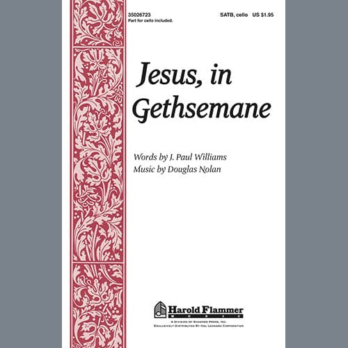Jesus, in Gethsemane