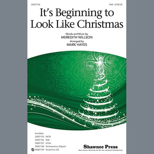 It's Beginning To Look Like Christmas (arr. Mark Hayes)