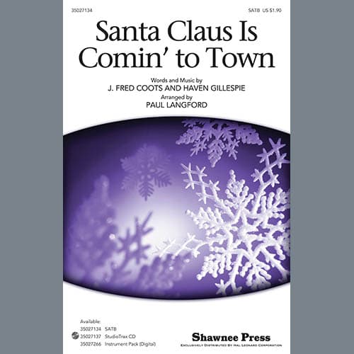 Santa Claus Is Comin' To Town - Guitar