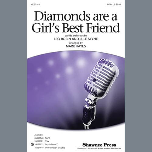 Diamonds Are A Girl's Best Friend (arr. Mark Hayes) - Conductor Score (Full Score)