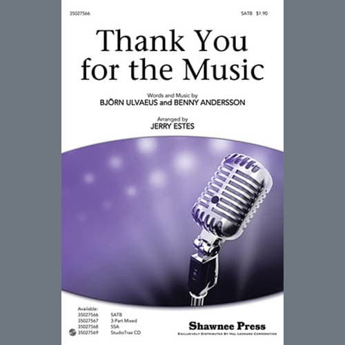 Thank You For The Music (arr. Jerry Estes)