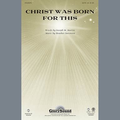 Christ Was Born For This