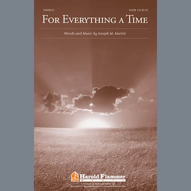 For Everything A Time