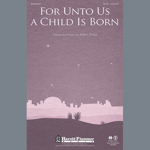 For Unto Us A Child Is Born - Timpani
