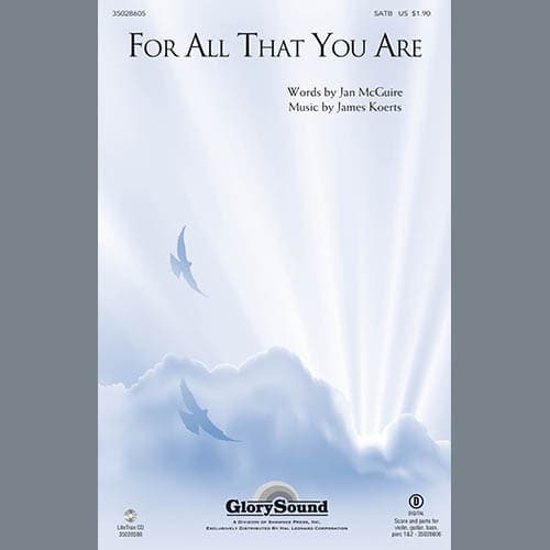 For All That You Are - Percussion 1 & 2