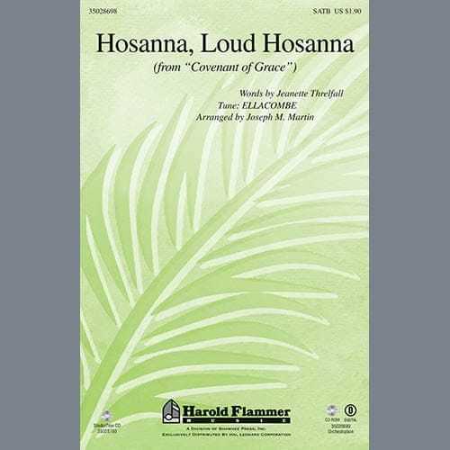 Hosanna, Loud Hosanna (from "Covenant Of Grace") - Trombone 1 & 2