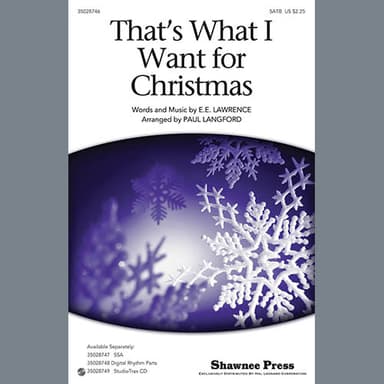 That's What I Want For Christmas - Bass