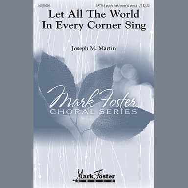 Let All the World in Every Corner Sing - Trombone