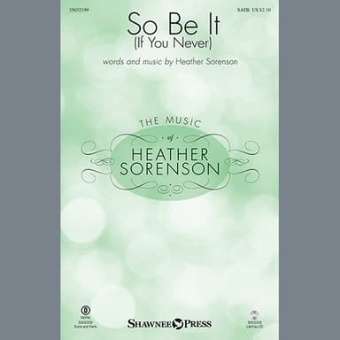 So Be It (If You Never) - Percussion