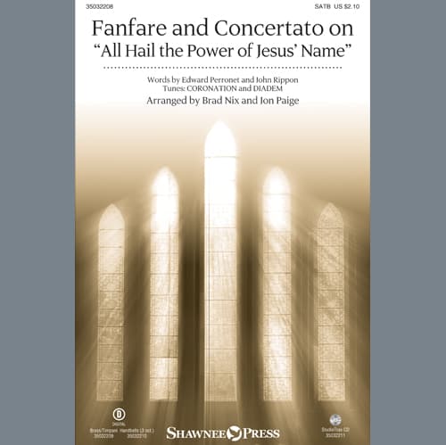 Fanfare And Concertato on "All Hail the Power of Jesus' Name" - Trombone 1 & 2