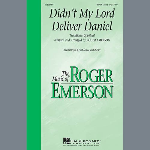 Didn't My Lord Deliver Daniel (arr. Roger Emerson)
