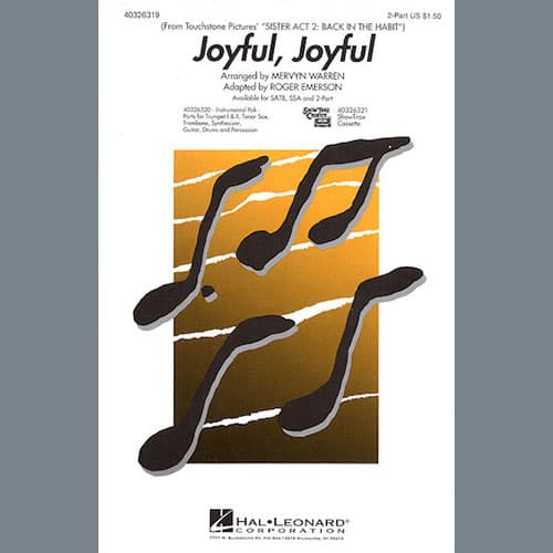 Joyful, Joyful (from Sister Act 2) (arr. Roger Emerson) - Acoustic Bass
